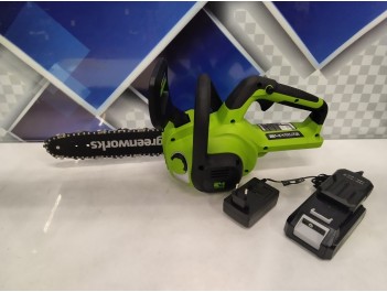Пила цепная Greenworks G 24 CS25