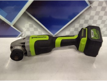Шлифмашина угловая аккумуляторная GREENWORKS GD 24 AG (б/у)